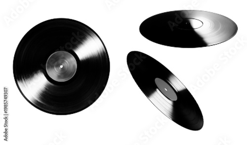 Vintage retro record for halftone music vinyl and illustration collage vector. Art isolated set for pop audio design set and grunge dot poster. Vintage monochrome sound for halftone texture nostalgia.