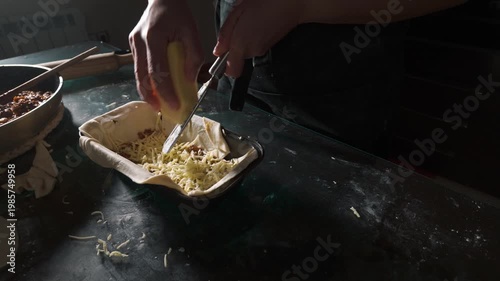 Preparing Delicious Vegan Lasagna: A Traditional Homemade Italian Recipe for a Healthy Plant-Based Meal