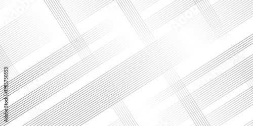 Vector gradient gray line pattern Transparent monochrome striped texture, minimal background. diagonal fabric wave line elegant. white striped diagonal overlap line technology concept web texture.