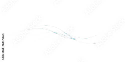 Blue glowing wave overlay with abstract light particles and flowing lines, perfect for digital art and creative visuals