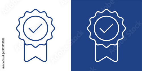 Quality Blue And White Icon Style Collection