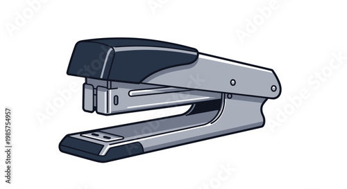Stapler office supply metal device tool.