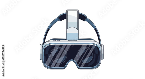 Virtual Reality Goggles Headset Device.