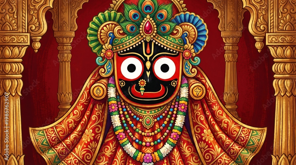 Naklejka premium Lord Jagannath Ji