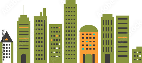 metropolitan colorful illustration