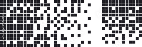 Pixel Disintegration Effect Background