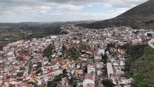 Vista aérea del Municipio de Loja en la provincia de Granada, Andalucía