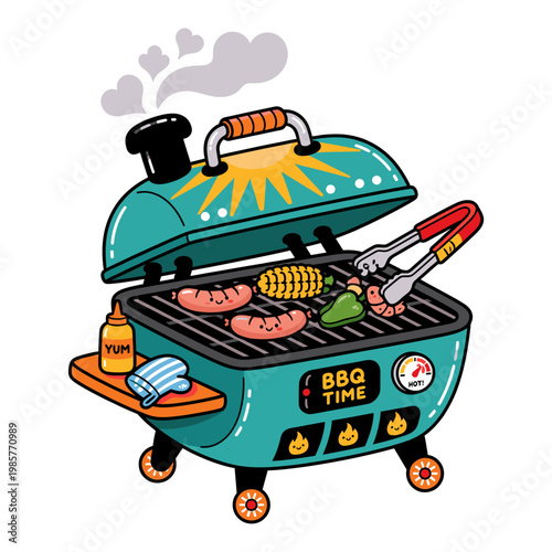 Firing up the grill for a delicious BBQ feast! Get ready to savor the flavors of summer.