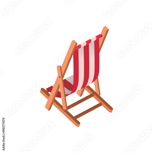 isometric Deck chair