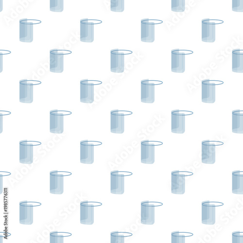 Face shields providing health protection repeating in a light blue seamless pattern