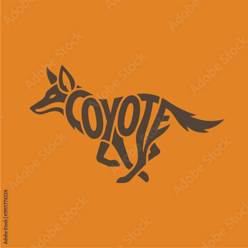 Coyote Animal Logo Design 1.