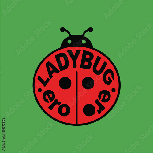 Ladybug Insect Red Black.