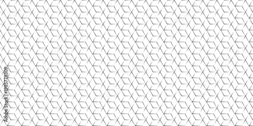 Vector abstract square decoration tech grid line box. metal cube creative geometric fabric wall tiles gradient web triangle diamond honeycomb hexagon art decorative textile design.