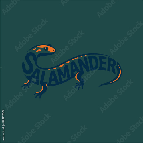Salamander Logo Design Concept.