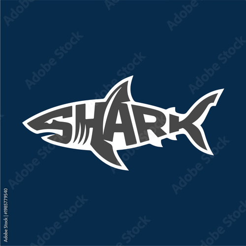 Shark Logo Design Concept 1.