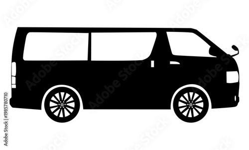 Black moving car icon isolated on white background. Suitable for all businesses.