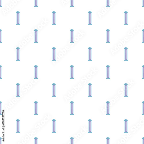 Uv light lamps repeating in a seamless pattern for disinfection and sterilization applications