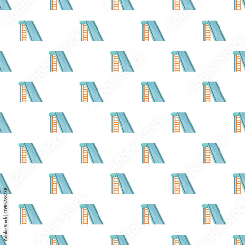 Water slides creating a repetitive pattern for a playful animated background
