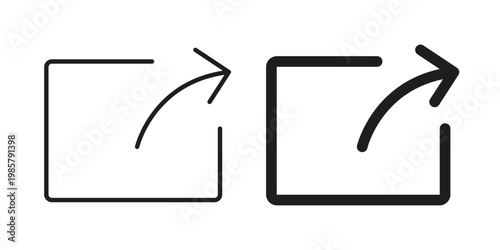 Export icon design, logo, app, template set. Black icons