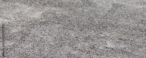 Tableau sur toile texture of dark asphalt road surface for transportation background and urban inf