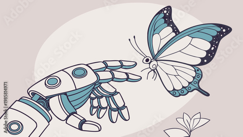 Robotic animal collection featuring mechanical dog, cat, insect, and bird, concept of artificial intelligence and futuristic technology.