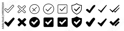 Checkmark and Cross Icons