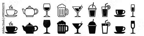 Beverage Icons Collection