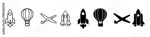 Transportation Icons Collection