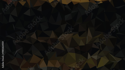 Abstract geometric wallpaper design featuring a mosaic of polygonal triangle shapes and crystal textures in a colorful vector illustration style