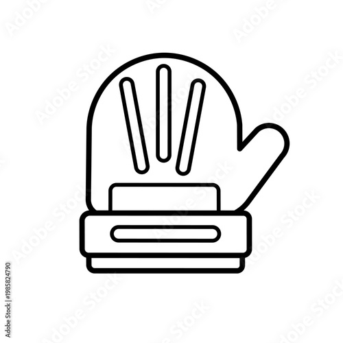 Glove icon isolated sign symbol vector illustration - high quality vector icons oh	