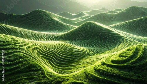 Organic Ripple Texture with Ambient Glow – Calm Emotional Abstract Background