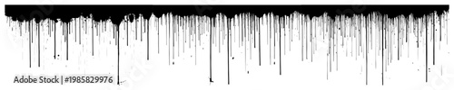 Vertical paint drips and heavy ink splatters in black urban grunge style