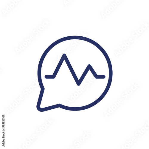 Clinical support service pixel perfect linear ui icon. Medical helpdesk. Communication. GUI, UX design. Outline isolated user interface element for app and web. Editable stroke. Arial font used