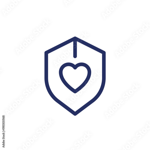 Immune system pixel perfect linear ui icon. Organism protection. Healthcare. Medicaid. GUI, UX design. Outline isolated user interface element for app and web. Editable stroke. Arial font used