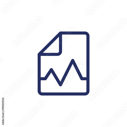 Electronic health record pixel perfect linear ui icon. Digital report of patient condition. GUI, UX design. Outline isolated user interface element for app and web. Editable stroke. Arial font used
