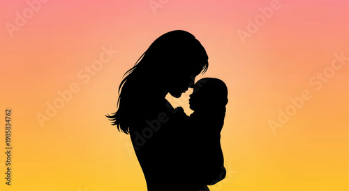 Abstract flowing warm colors creating a celebratory design with 'Happy Mother's Day' text, perfect for a warm and heartfelt greeting card or banner