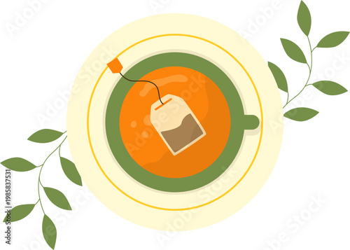 Tea Day Illustration