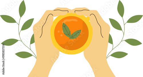 Tea Day Illustration