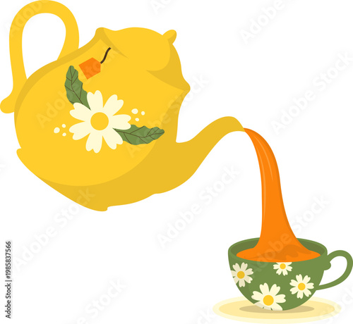 Tea Day Illustration