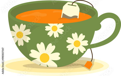 Tea Day Illustration