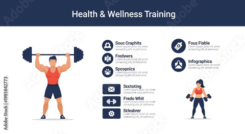 Man Lifting Weight Exercise Fitness Health Wellness Training Program People Activities