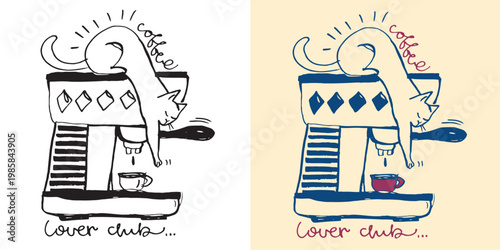 Funny hand drawn doodle lettering quote about  pet lovers. Lettering for t-shirt design, mug print, bag print, clothes fashion. 100% hand drawn vector image.