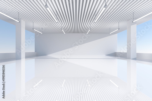 3D rendering exhibition product backgrounds