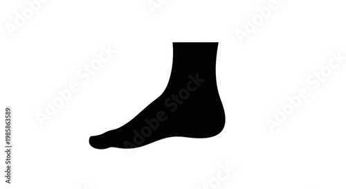 Black Sock Footwear Fashion Accessory.