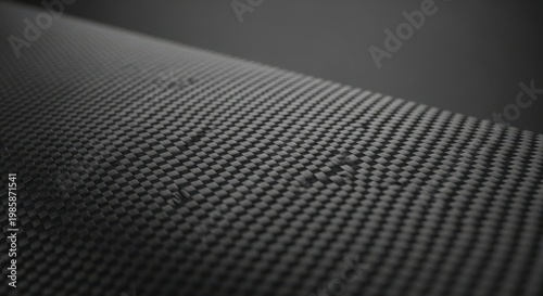 Subtle matte finish carbon fiber weave texture with a detailed geometric pattern