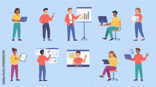 Team Collaboration and Business Presentation