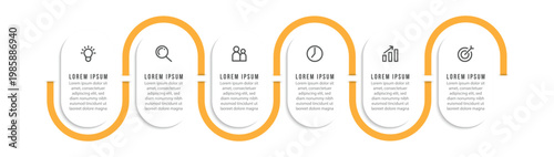 continuous improvement process cycle flat design vector illustration