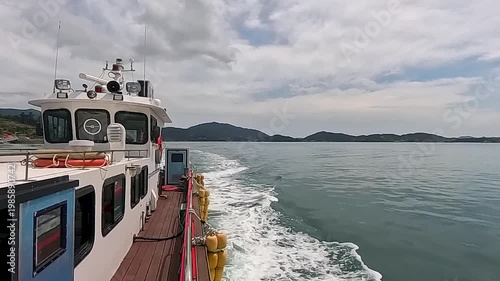 배, 바다, 고기잡이, 여행, 교통, 대양, 선박, 항해, 물가, 순항, 포트, 연안, 섬, 나룻배, 트롤 어선, 여름