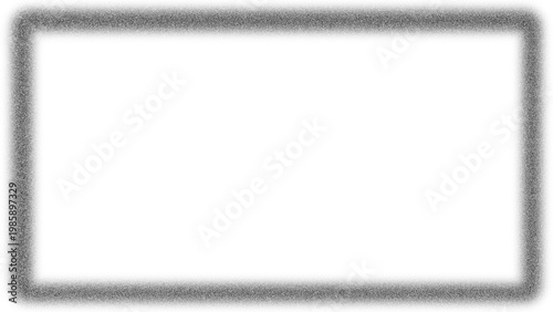 A clean, empty white rectangular frame is presented on a bright, minimalist studio background. Ideal for mockups, design templates, or displaying content.