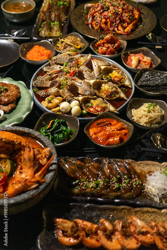 Traditional Korean Cuisine Feast